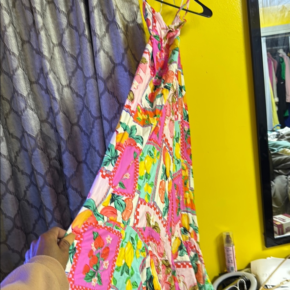 Colorful Floral Maxi Dress
